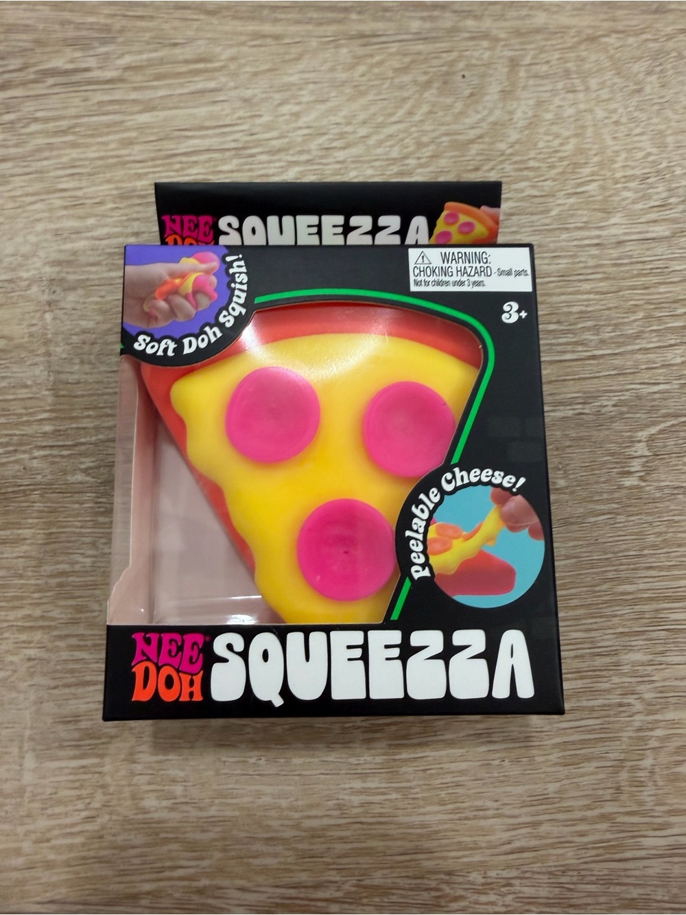 Pizza Squishy Toy - Yellow & Pink